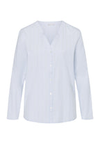 77457 Sleep And Lounge Woven Long Sleeve Shirt - 2369 Dreamy Stripe