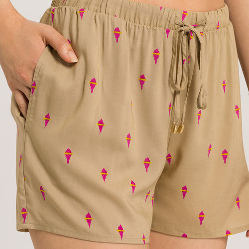 77615 Sleep And Lounge Woven Shorts - 2957 Vibrant Fireflies