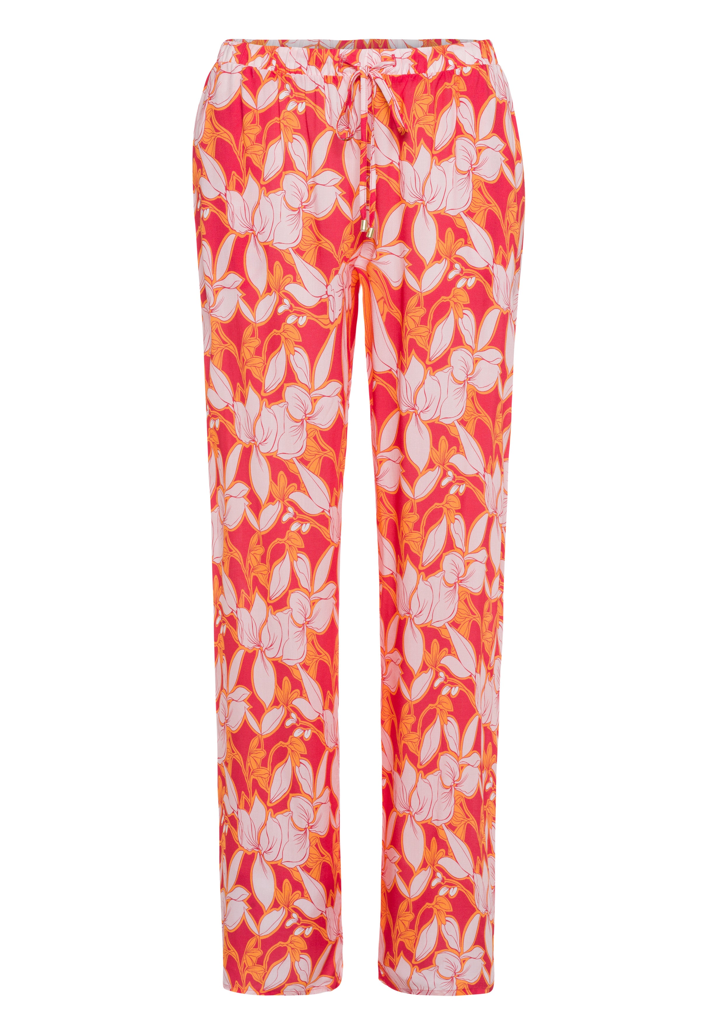 77617 Sleep And Lounge Woven Long Pant - 2916 Sunny Flower Print