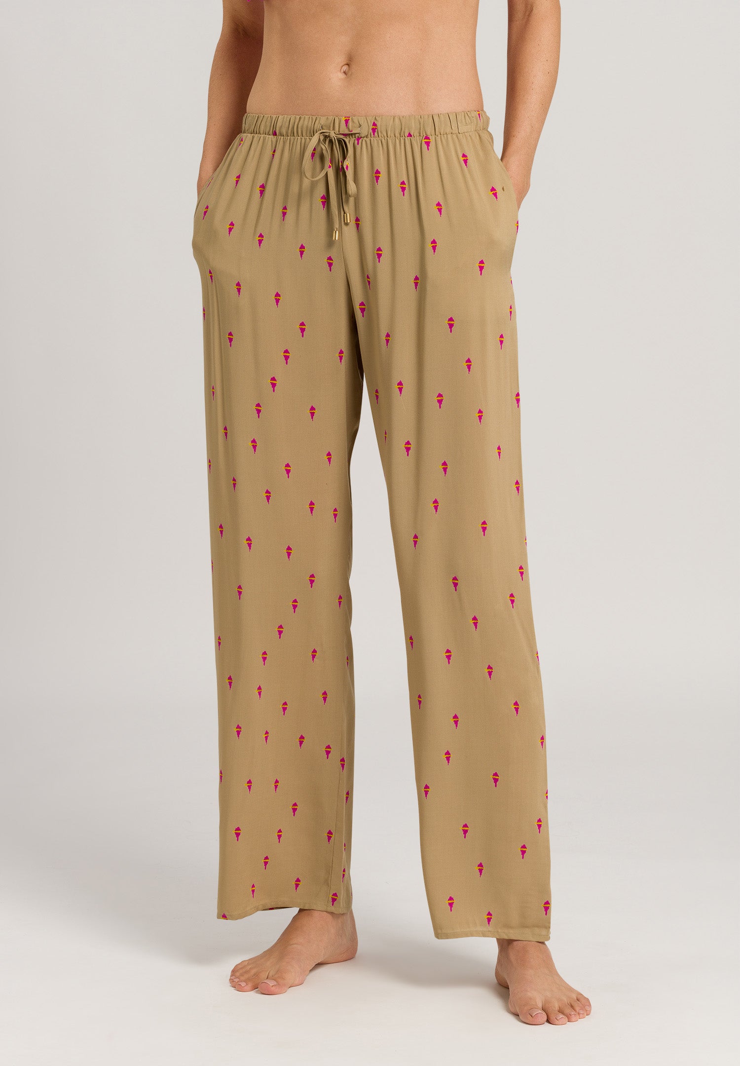 77617 Sleep And Lounge Woven Long Pant - 2957 Vibrant Fireflies