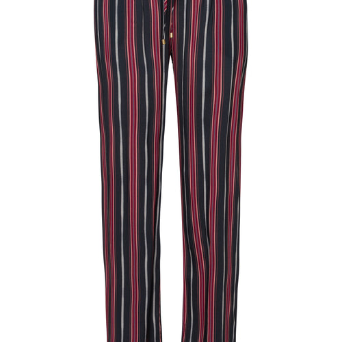 77617 Sleep And Lounge Woven Long Pant - 2984 Marsala Stripe