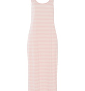 77655 Laura LONG TANK GOWN - 2881 Coral Stripes