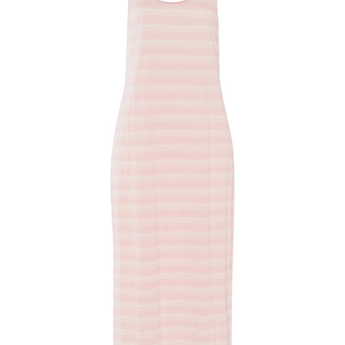 77655 Laura LONG TANK GOWN - 2881 Coral Stripes