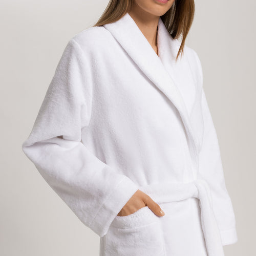 Robe Selection Plush Cotton Terry Velour Robe | White 77700-101