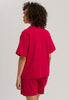 77720 Sleep And Lounge Short Sleeve Shirt - 2401 Garnet Red
