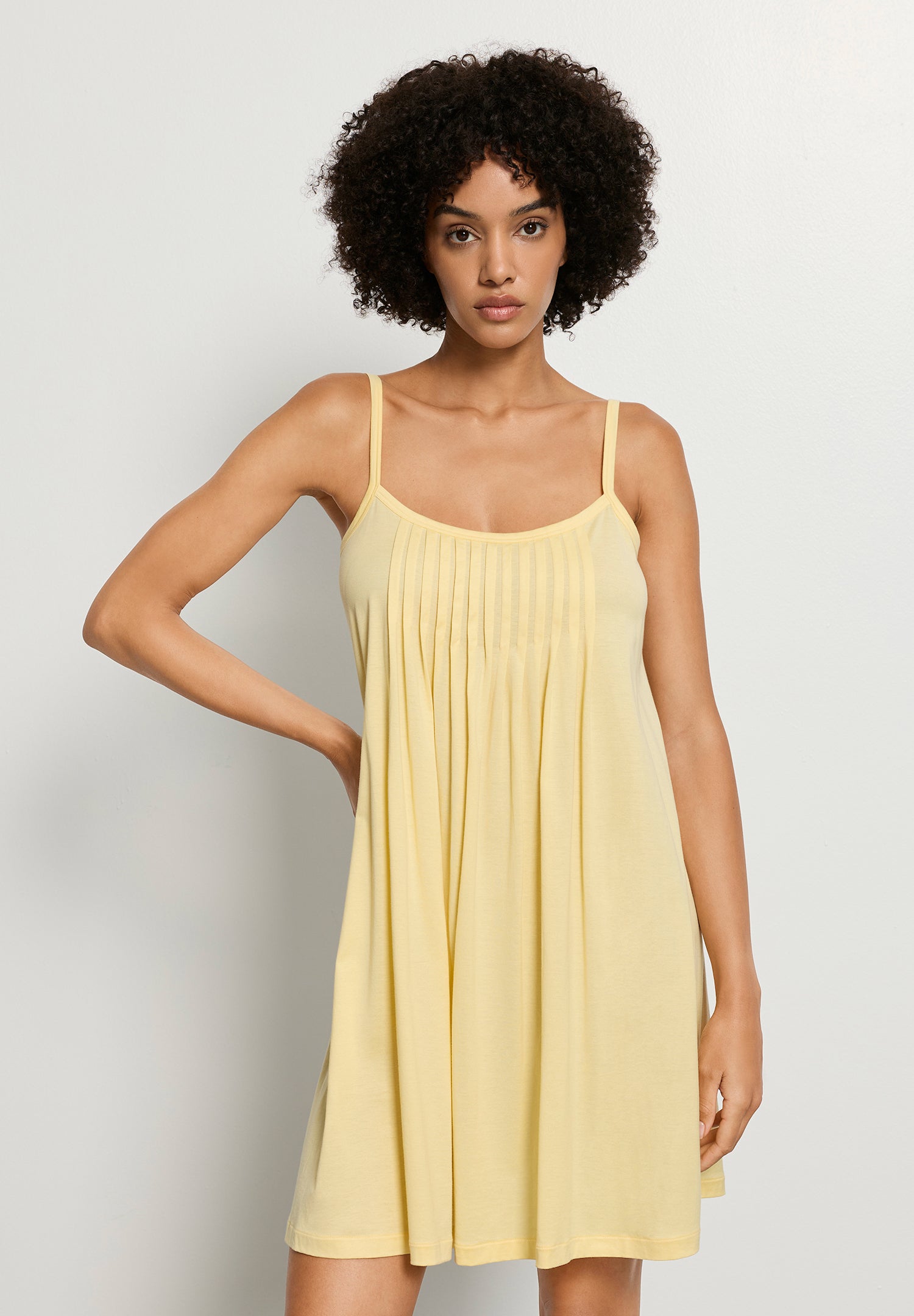 Juliet Pleated Cotton Babydoll | Vanilla Highlight 77747-2224