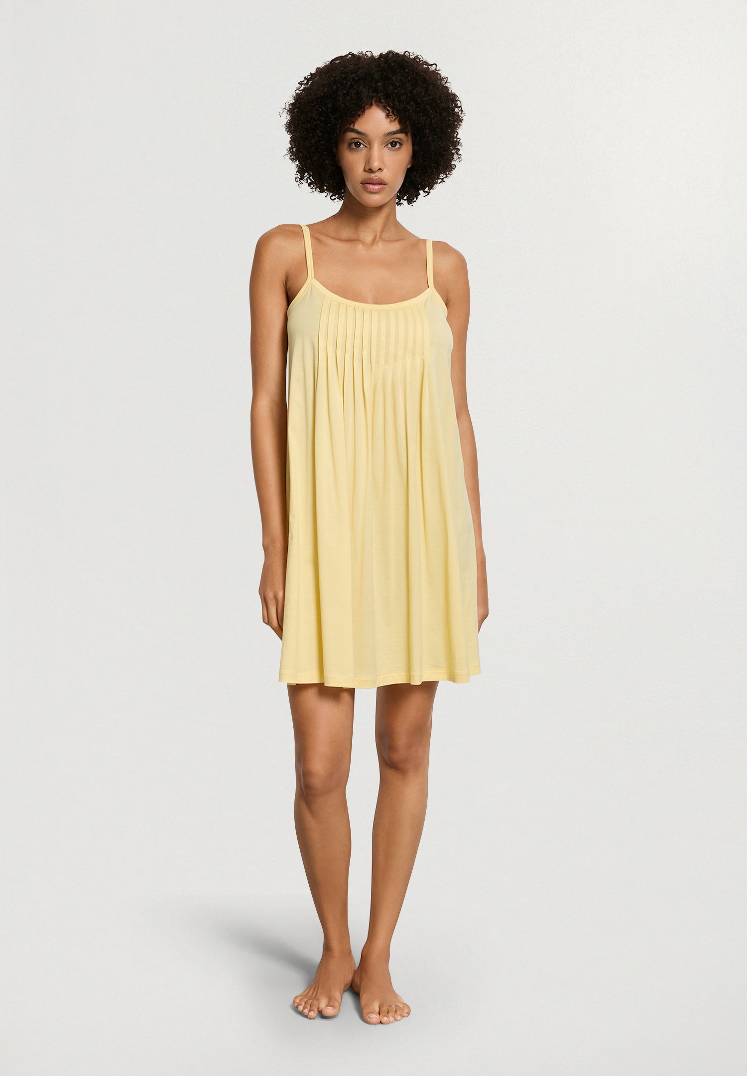 Juliet Pleated Cotton Babydoll | Vanilla Highlight 77747-2224