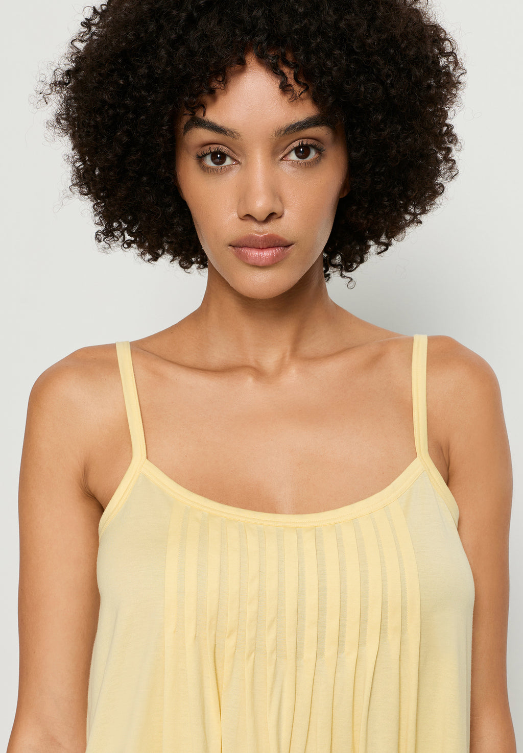 Juliet Pleated Cotton Babydoll | Vanilla Highlight 77747-2224