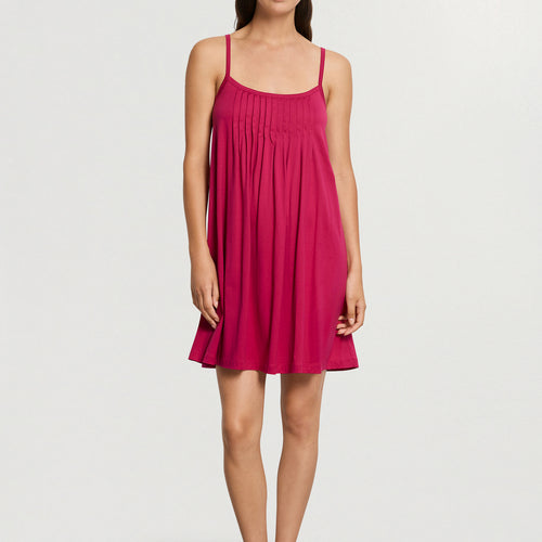 Juliet Pleated Cotton Babydoll | Light Sangria 77747-2465