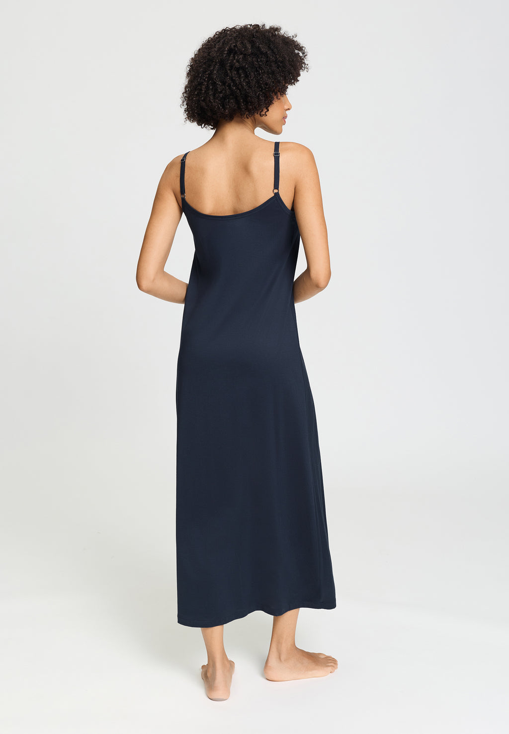 Juliet Pleated Cotton Chemise | Deep Navy 77748-1610