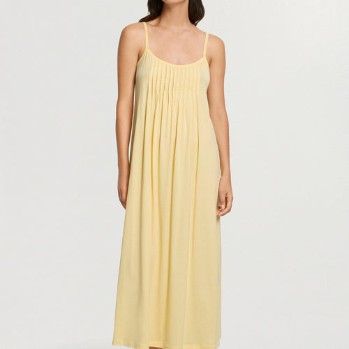 Juliet Pleated Cotton Chemise | Vanilla Highlight 77748-2224