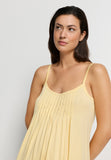 Juliet Pleated Cotton Chemise | Vanilla Highlight 77748-2224