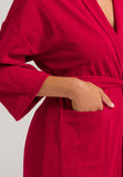 77750 Sleep And Lounge Robe - 2401 Garnet Red