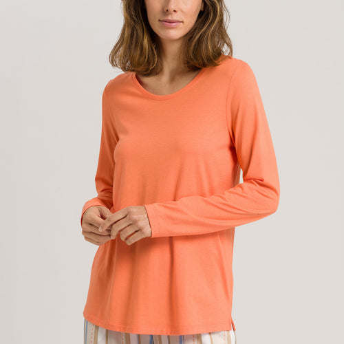 77844 Sleep And Lounge L/Slv Shirt - 1291 Flamingo