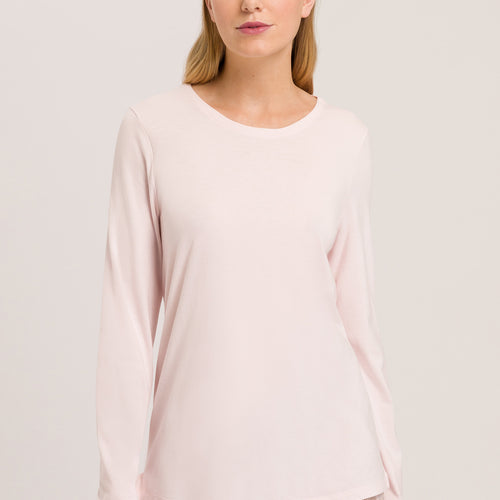 77844 Sleep And Lounge L/Slv Shirt - 1351 Pink Mauve