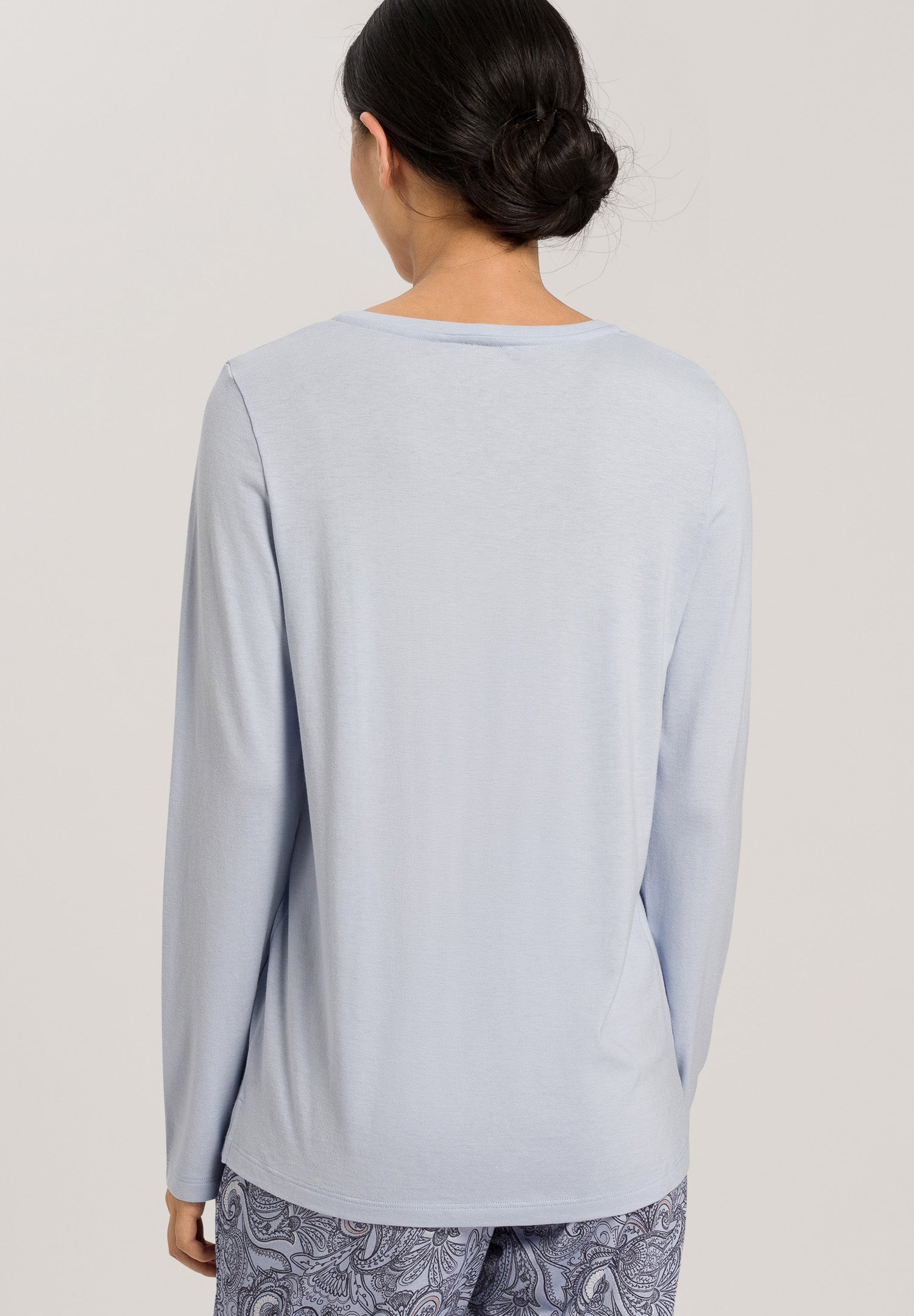 77844 Sleep And Lounge L/Slv Shirt - 1543 Cloud Blue