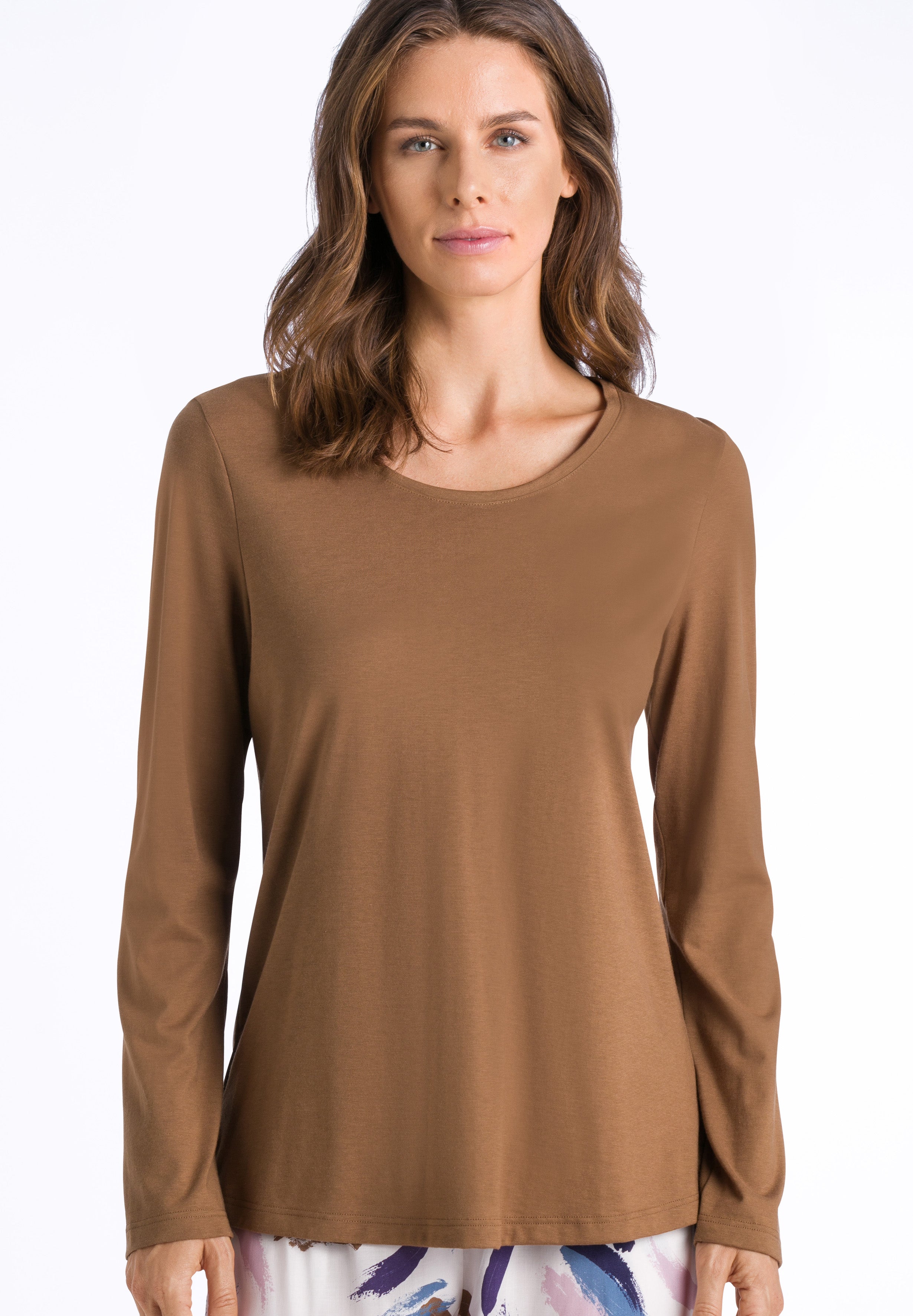 77844 Sleep And Lounge L/Slv Shirt - 1787 Hazel