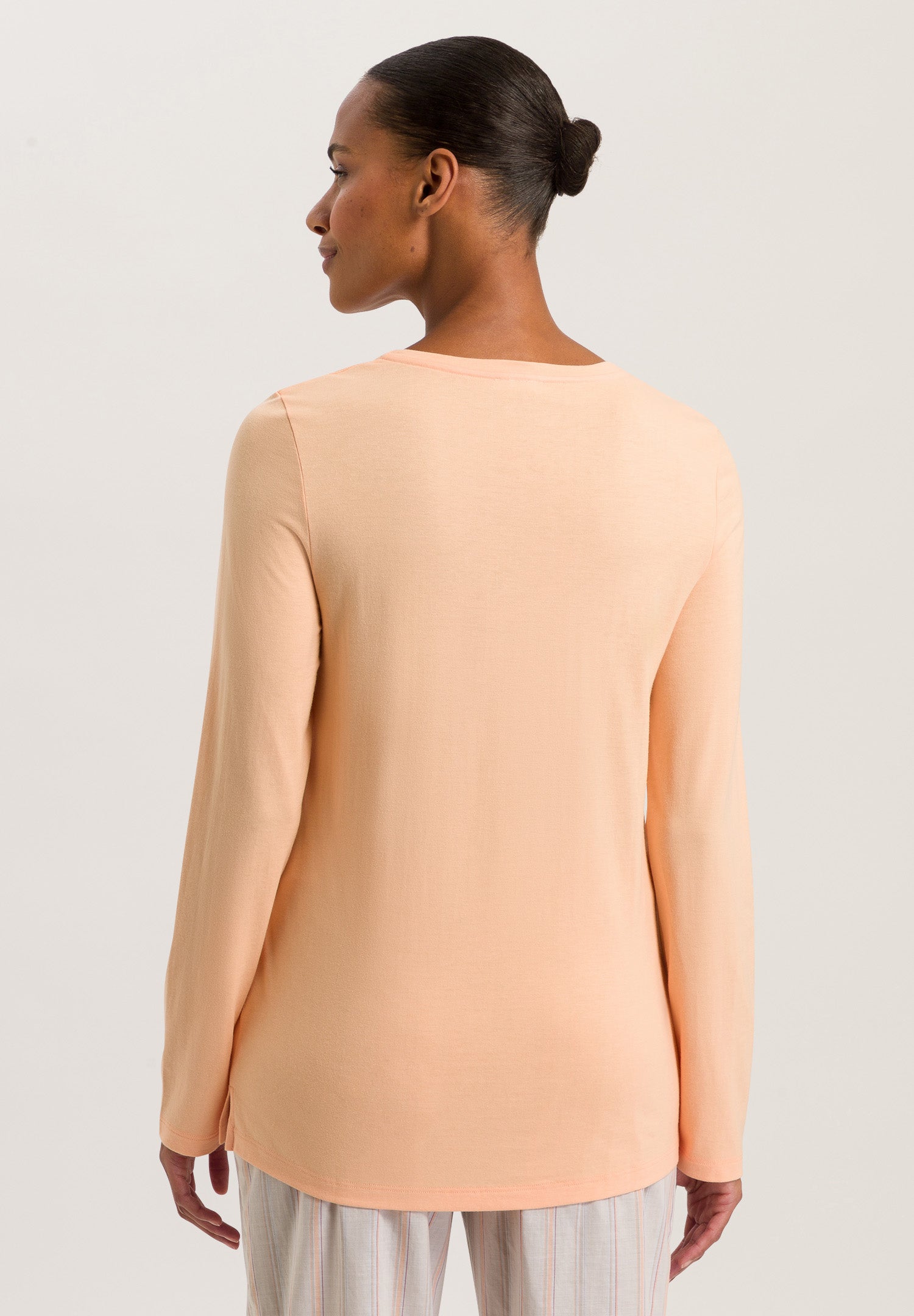 77844 Sleep And Lounge L/Slv Shirt - 2274 Peach Nougat