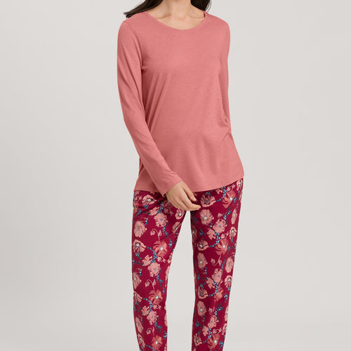 77844 Sleep And Lounge L/Slv Shirt - 2408 Sweet Pepper