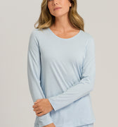 77844 Sleep And Lounge L/Slv Shirt - 2518 Misty Blue