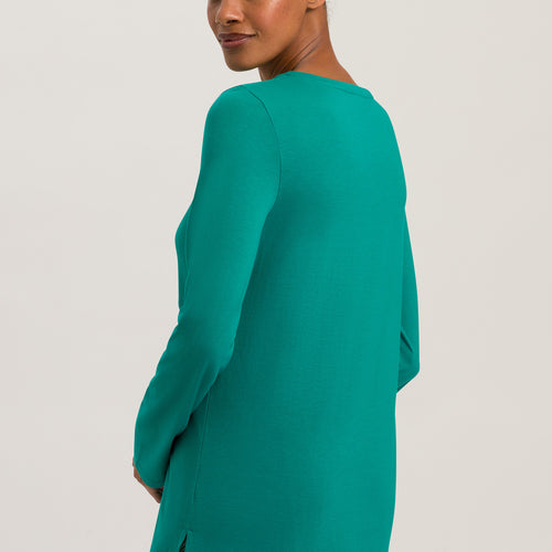 77844 Sleep And Lounge Long Sleeve Shirt - 2730 Peacock