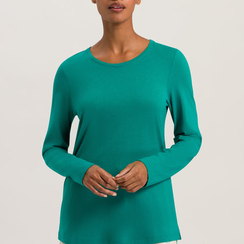 77844 Sleep And Lounge Long Sleeve Shirt - 2730 Peacock