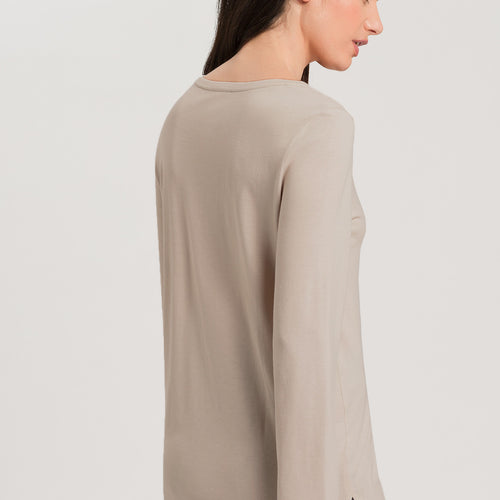 77844 Sleep And Lounge Long Sleeve Shirt - 2801 Pumice