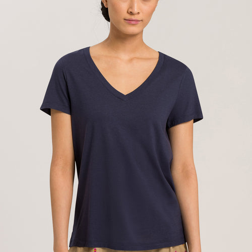 77876 Sleep And Lounge Short Sleeve Shirt - 1650 Blueberry