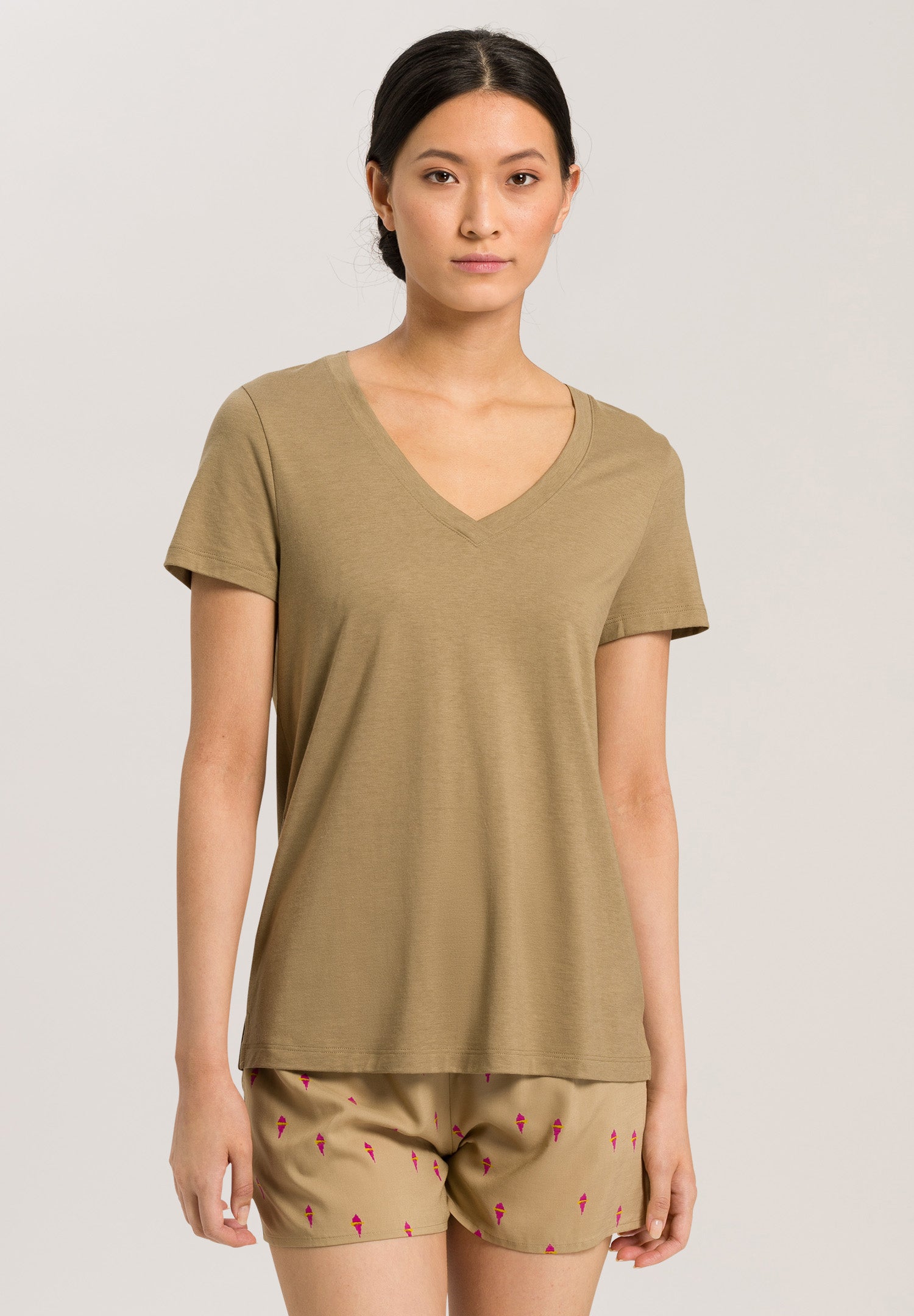 77876 Sleep And Lounge Short Sleeve Shirt - 1711 Fern Green