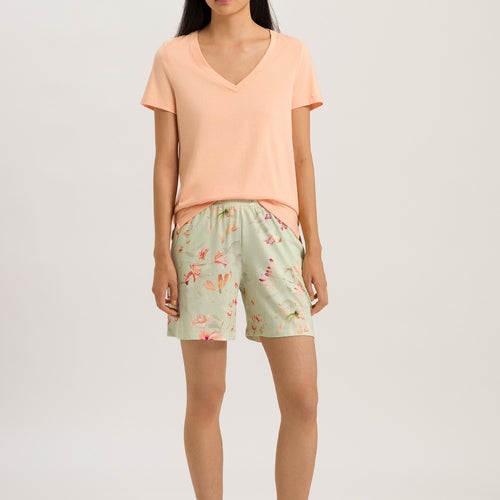 77876 Sleep And Lounge Short Sleeve Shirt - 2274 Peach Nougat