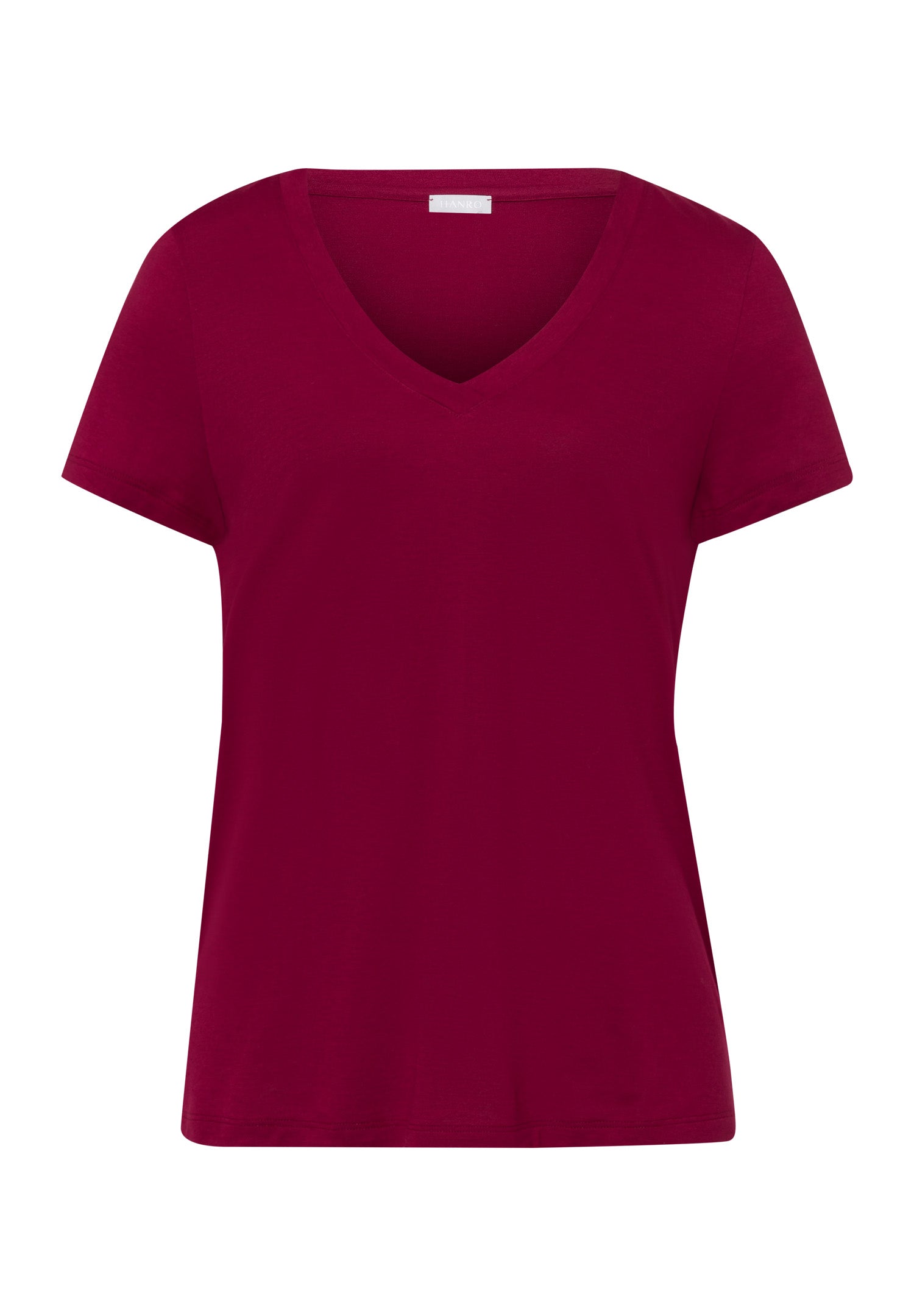 77876 Sleep And Lounge Short Sleeve Shirt - 2459 Burgundy