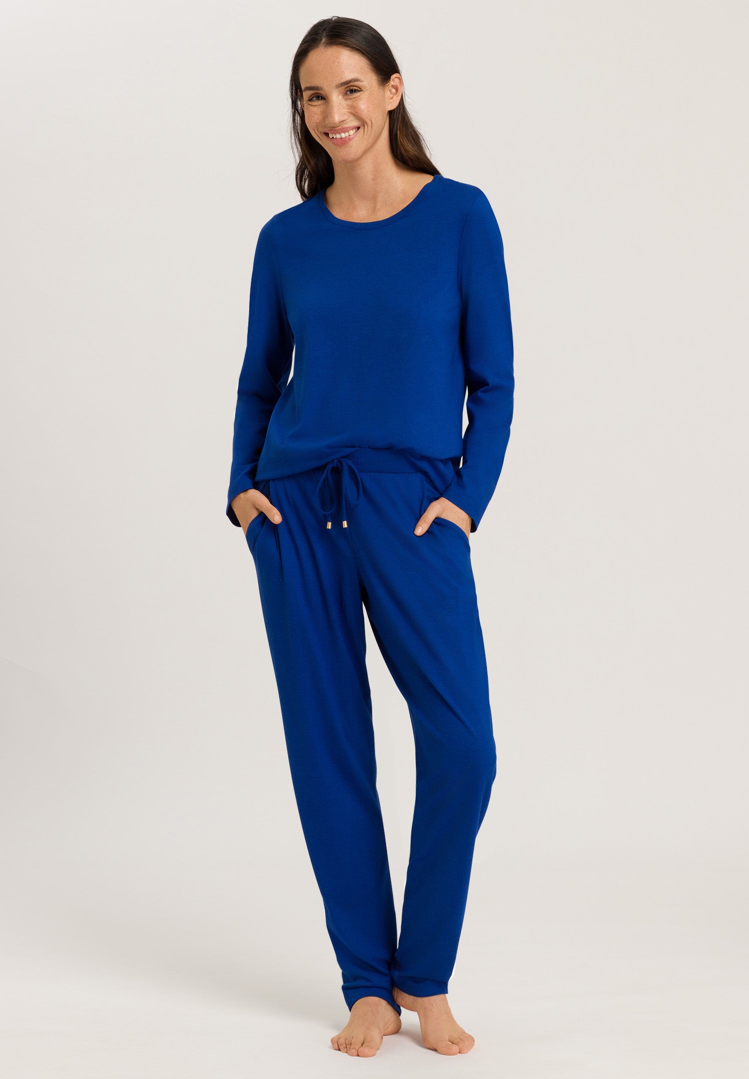 77880 Sleep And Lounge Knit Long Pant - 1653 Deep Indigo