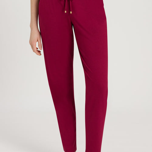 77880 Sleep And Lounge Knit Long Pant - 2459 Burgundy