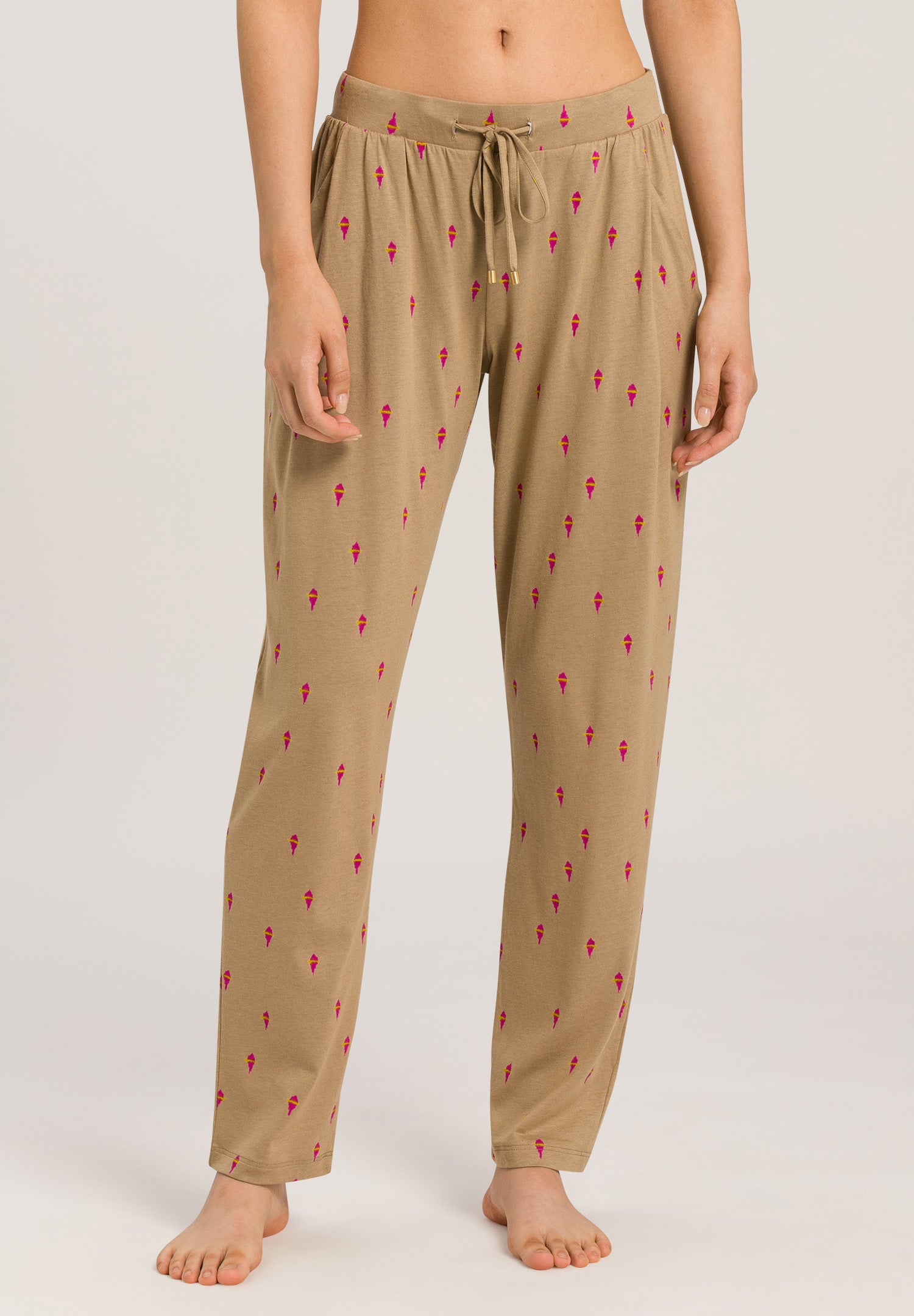 77882 Sleep And Lounge Knit Pants Print - 2957 Vibrant Fireflies