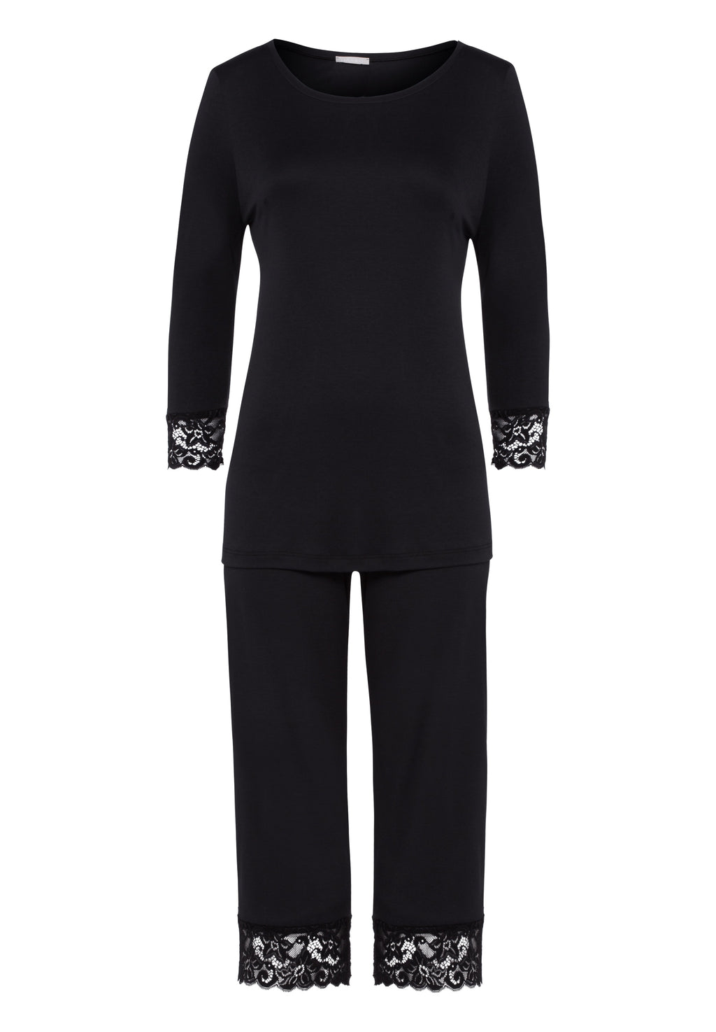 77928 Moments Crop Pajama - 019 Black