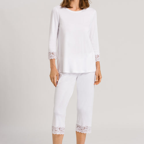 77928 Moments Crop Pajama - 101 White