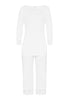 77928 Moments Crop Pajama - 101 White