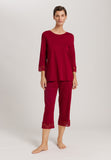 Moments Lace Trim Cotton Pajama Set | Red Dahlia 77928-2418