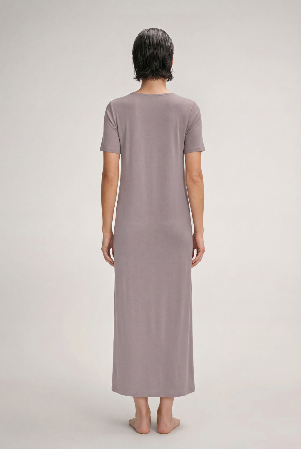 Moments Short Sleeve Long Gown | Stormy Rose 77933-2467