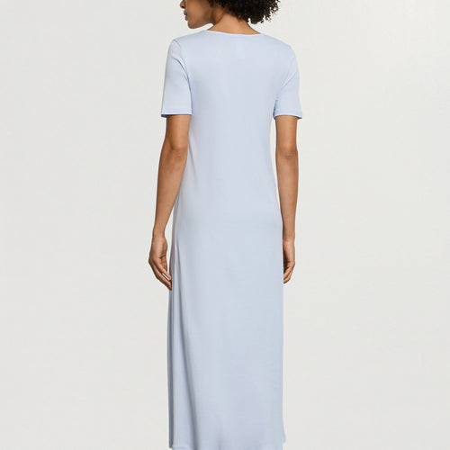 Moments Short Sleeve Long Gown | Blue Dove 77933-2581