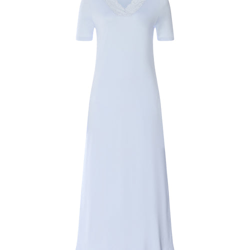 Moments Short Sleeve Long Gown | Blue Dove 77933-2581