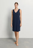 Pure Essence Cotton Tank Nightgown | Deep Navy 77946-1610