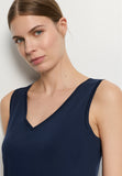Pure Essence Cotton Tank Nightgown | Deep Navy 77946-1610