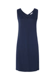 Pure Essence Cotton Tank Nightgown | Deep Navy 77946-1610