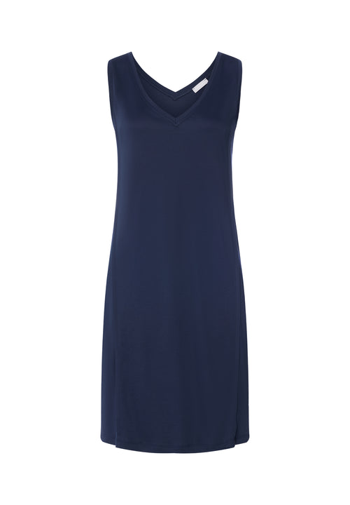 Pure Essence Cotton Tank Nightgown | Deep Navy 77946-1610