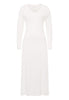 77947 Pure Essence Long Sleeve Gown - 102 Off White