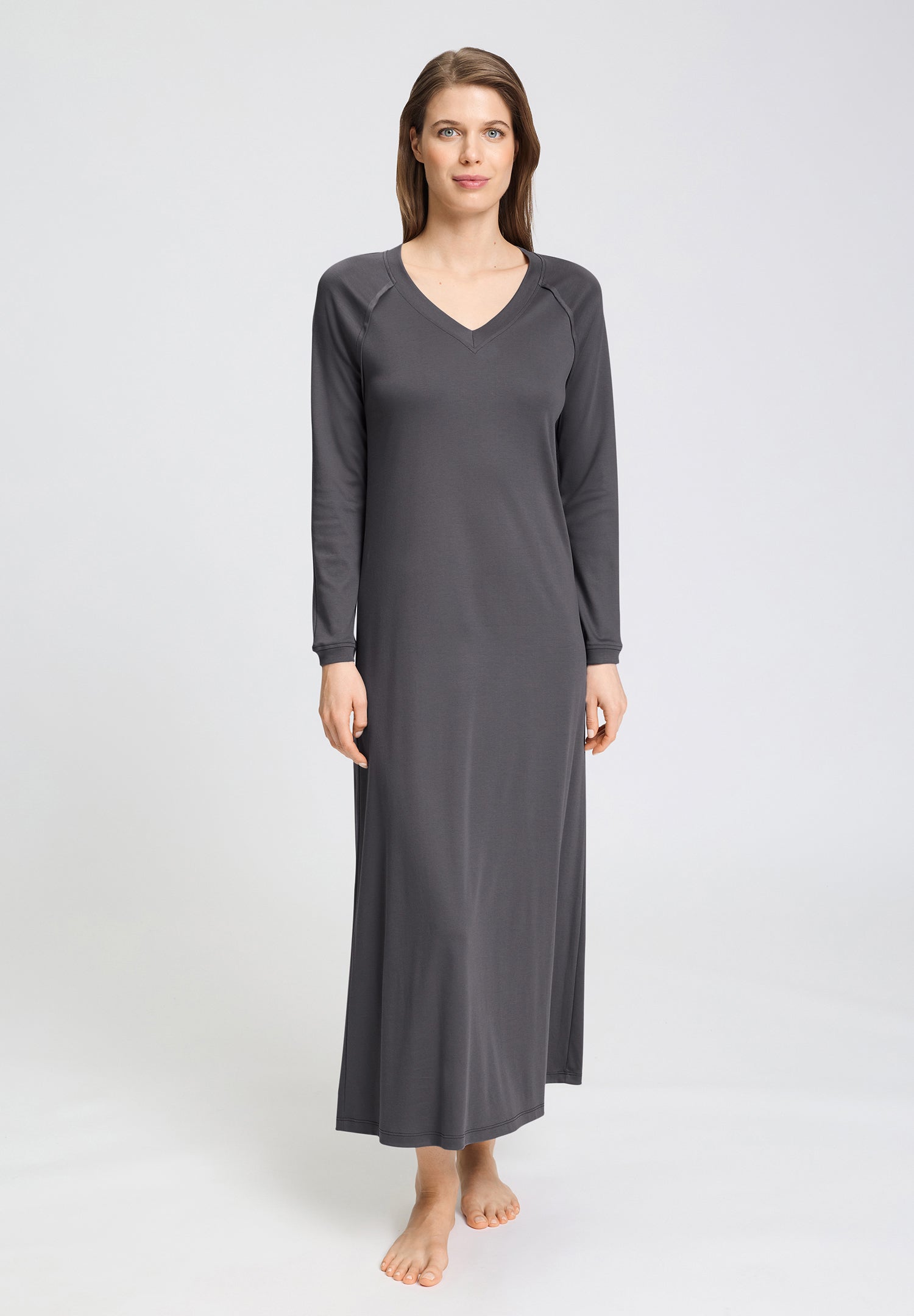 Pure Essence V-Neck Cotton Nightgown | Boulevard 77947-2687