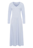 77947 Pure Essence Long Sleeve Gown - 511 Blue Glow