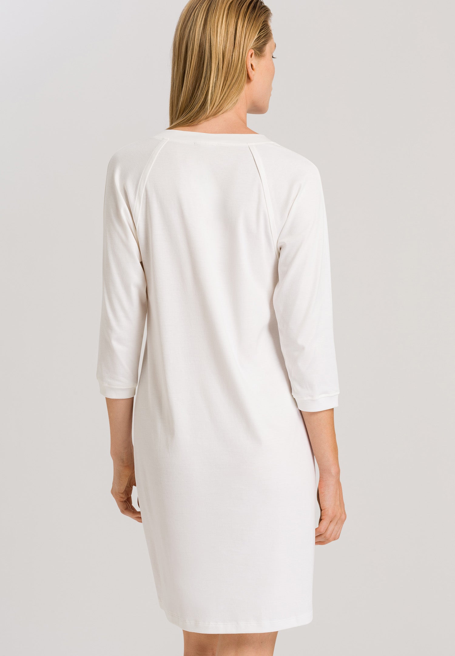 77948 Pure Essence 3/4 Sleeve Gown - 102 Off White