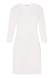 77948 Pure Essence 3/4 Sleeve Gown - 102 Off White